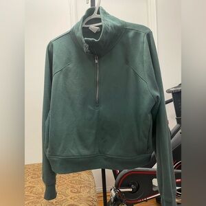 All In Motion crop sweater half zip